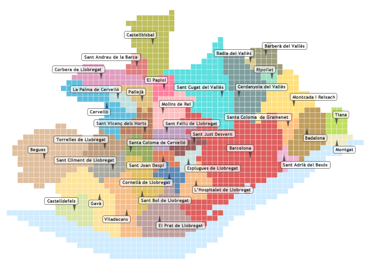 municipios area metropolitana de barcelona - tarifas